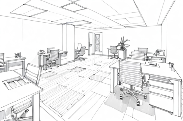 skylights for work spaces sketch